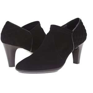 Aquatalia Dalis Suede Combo Booties